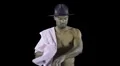 Drill Sargeant - dries off his chest and arms after shower HD видео футажи