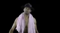 Drill Sargeant - humor - after yelling at person - picks up and pets stuffed toy HD Footage