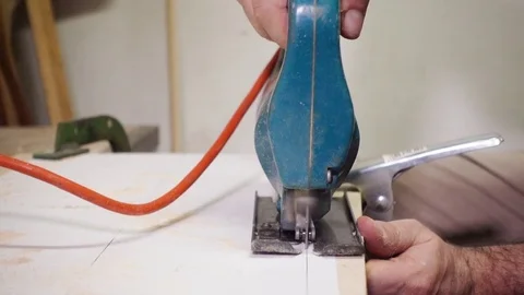 Drill Saw Wood Stock Footage 84256208
