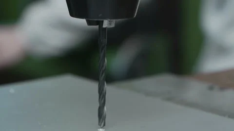 Drill with shavings 스톡 동영상 2103604