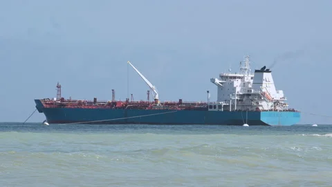 Drill Ship Stock Footage 146188375