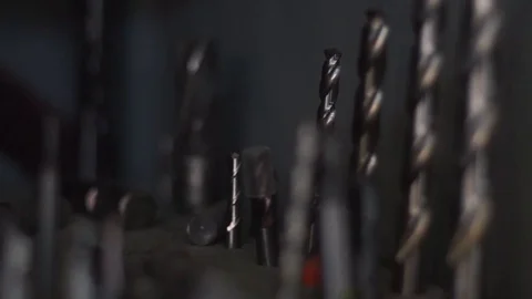 Drill Tips Focus Blur In Out 2 Stock Footage 90122418