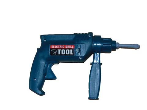 Drill tool isolated on white Stock Photos