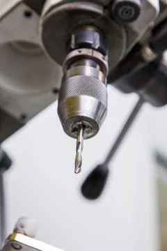 Drill tool of precision Stock Photos