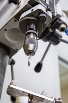 Drill tool of precision Stock Photos