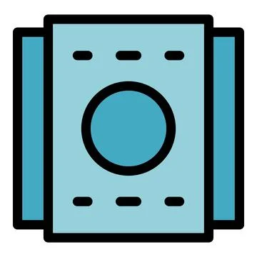 Drill tv mount icon vector flat Stock Illustration