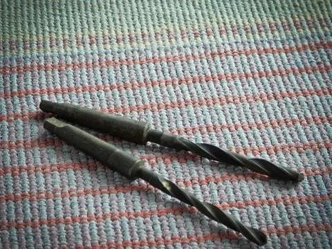 Drill a variety of different diameters. Stock Photos