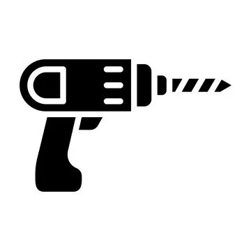 Drill Vector Icon Design Illustration Illustrazione stock