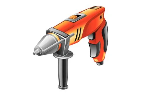 Drill vector icon Stock Illustration