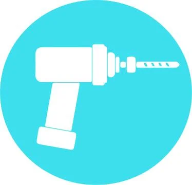 Drill vector illustration on  background Stock Illustration