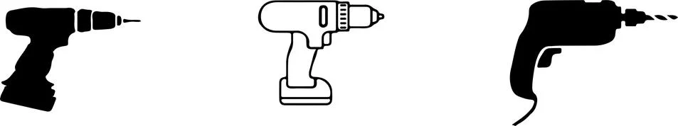Drill vector illustration on  background Stock Illustration