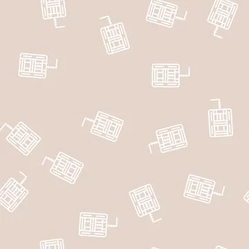 Drill vice line seamless pattern Illustrazione stock