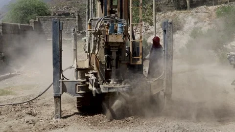 The Driller's Quest for Water Video stock 274474361
