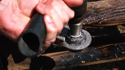 Drilling bearing seats with Stock Footage 334051059