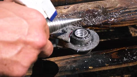 Drilling bearing seats with Stock Footage 334051101