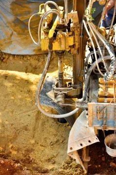 Drilling construction Stock Photos