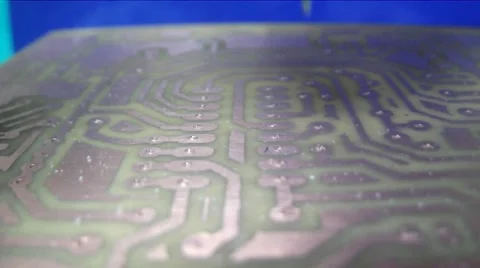 Drilling electronic circuit for technology 動画素材 56979167