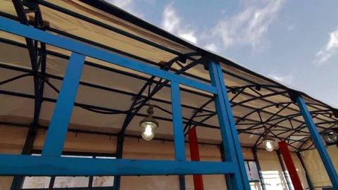 Drilling fluid circulation system tanks Stock Footage 73439796