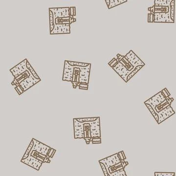 Drilling fluids line vector seamless pattern Stock Illustration