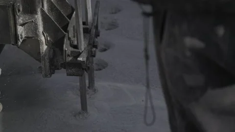 Drilling a granite block Stock Footage 237340453