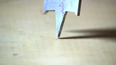 Drilling a hole; 3 Stock Footage 10599791