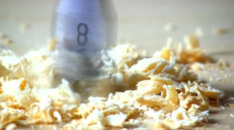 Drilling a hole; 4 Stock Footage 10599795