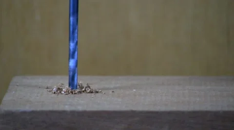 Drilling a hole; 5 Stock Footage 10599867