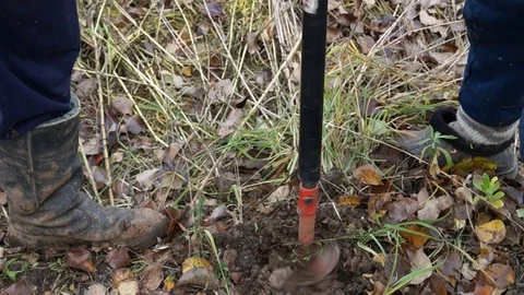 Drilling a hole. Drill During Operation Stock Footage 81470886