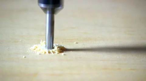 Drilling a hole Stock Footage 10599760