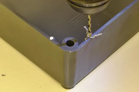 Drilling a hole Stock Photos