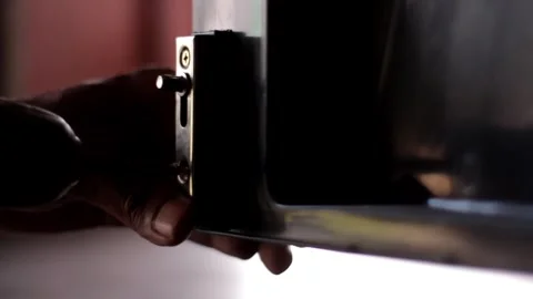 Drilling A Hole In plastic Stock Footage 257856132