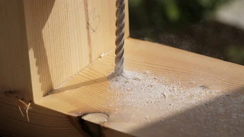 Drilling holes Stockbeeldmateriaal 155413430