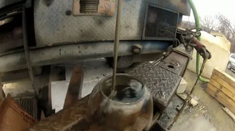 Drilling Line Water 库存影片 12111668