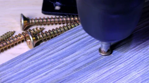 Drilling Machine – Cordless Electric Drill Stock Footage 120005375