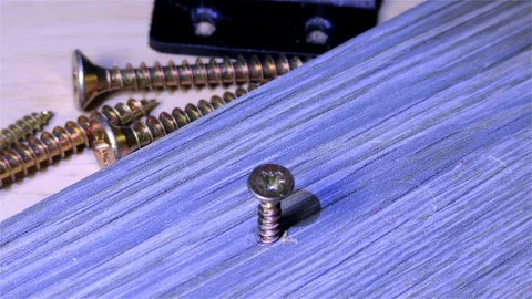Drilling Machine – Cordless Electric Drill Stock Footage 120005383