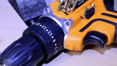 Drilling Machine – Cordless Electric Drill Stockbeeldmateriaal 120005652