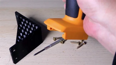 Drilling Machine – Cordless Electric Drill Stock Footage 120006522