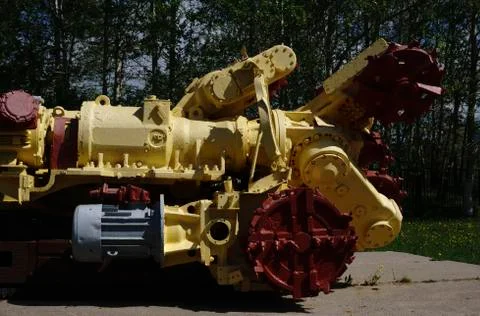 A drilling machine for drilling tunaley , drilling machine Stock Photos