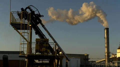 Drilling machine in a factory Stock Footage 73898466