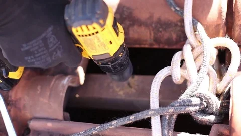 Drilling machine Stock Footage 78642873