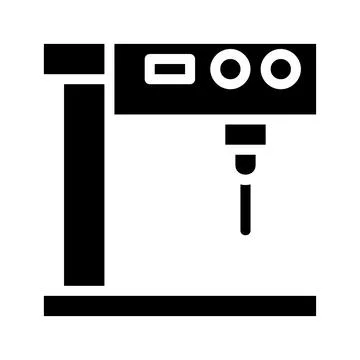 Drilling machine icon. Concept of construction, manufacturing, and industry. Stock Illustration