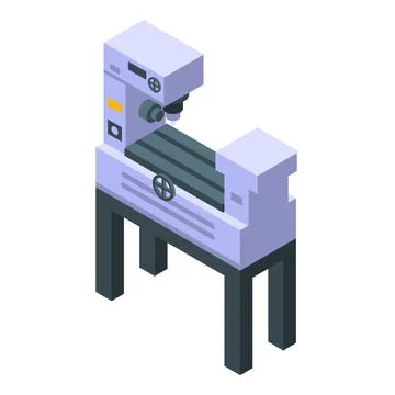 Drilling machine icon, isometric style Stock Illustration
