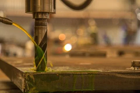 Drilling machine industrial Stock Photos