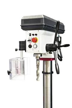 Drilling machine isolated on white Stock Photos