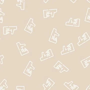 Drilling machine line icon vector isolated illustration イラスト素材