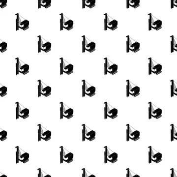 Drilling machine pattern vector seamless Stockillustratie