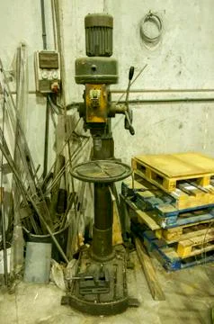 Drilling machine 写真素材