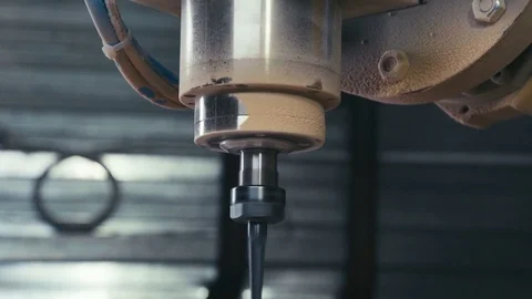 Drilling. Machine tool for shaping metal or other rigid material Video stock 72939518