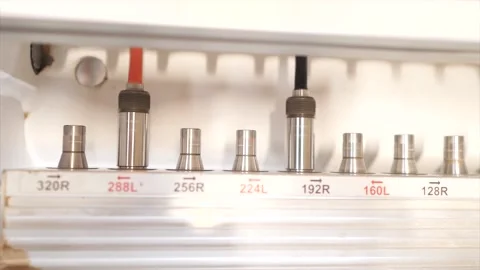 Drilling machine. View from above Stock Footage 139062109