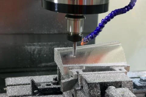 Drilling machine workpiece Stock Photos